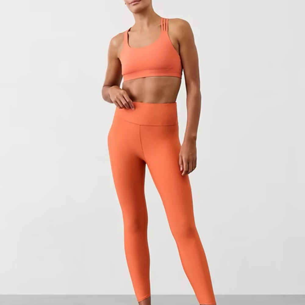 Orange Activewear leggings